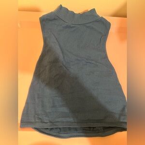 ZARA Blue Ribbed Sweater Size M-L